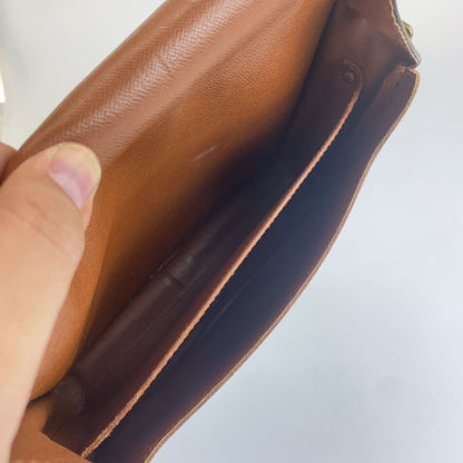 Louis Vuitton Monogram Cartouchiere GM Shoulder Bag Pochette Brown Gold Leather — view 7
