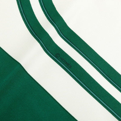 Hermes Carre 90 Brides de Gala Ceremonial Bridle Scarf Large Format Green — view 5