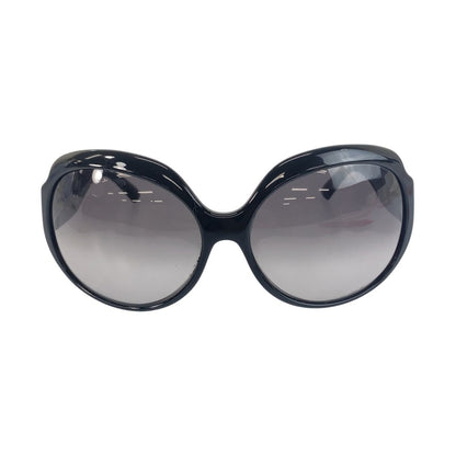 Fendi FF Logo Sunglasses Black Silver Acetate Eyewear — view 2
