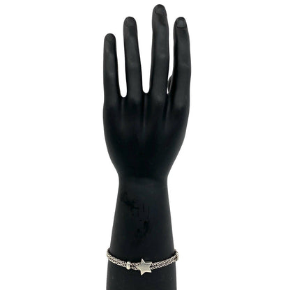 Tiffany & Co Vintage Double Rope Star Bracelet 925 Sterling Silver — view 2
