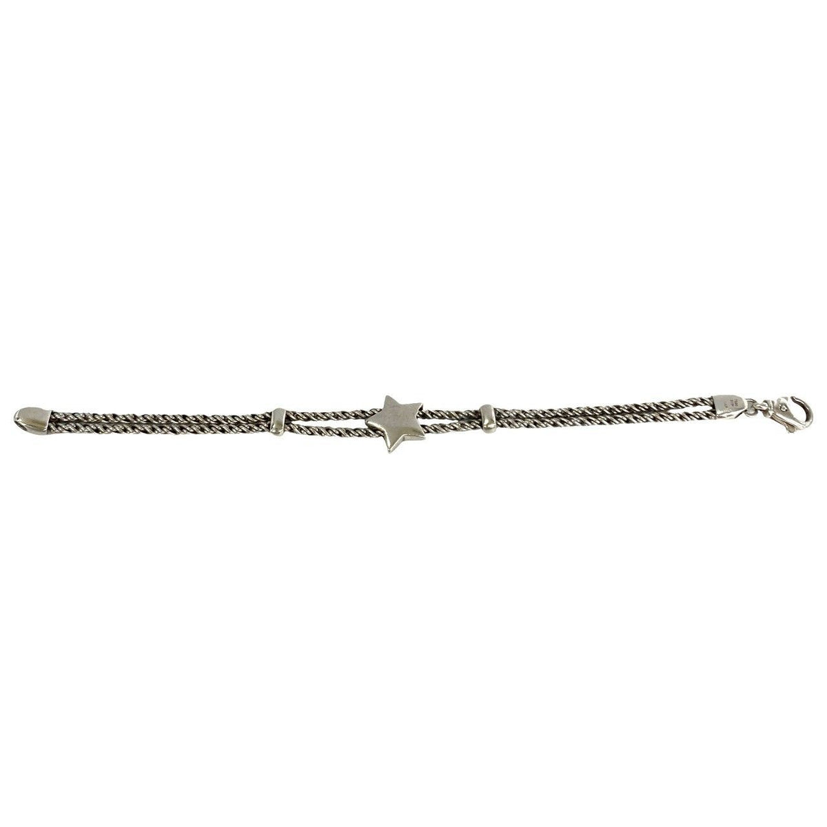 Tiffany & Co Vintage Double Rope Star Bracelet 925 Sterling Silver — view 6