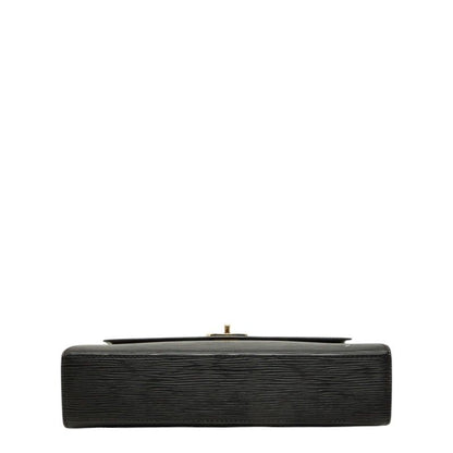 Louis Vuitton Epi Malesherbes Handbag Top Handle Noir Black Leather — view 3