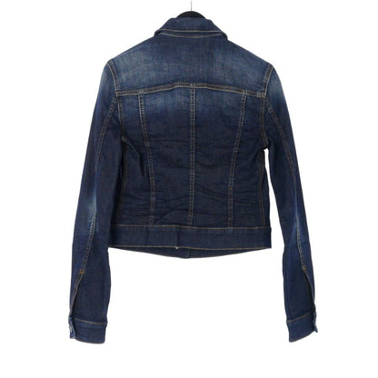 Dolce & Gabbana Denim Jacket Cropped Short Length Long Sleeve Blue 38 — view 4