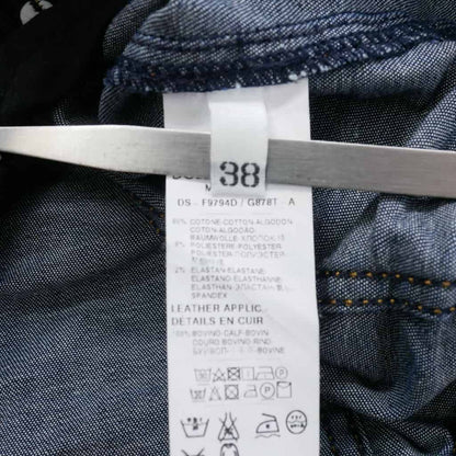 Dolce & Gabbana Denim Jacket Cropped Short Length Long Sleeve Blue 38 — view 8