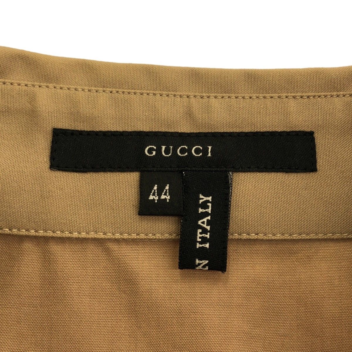 Gucci by Tom Ford Cotton Shirt Beige 44 — view 3