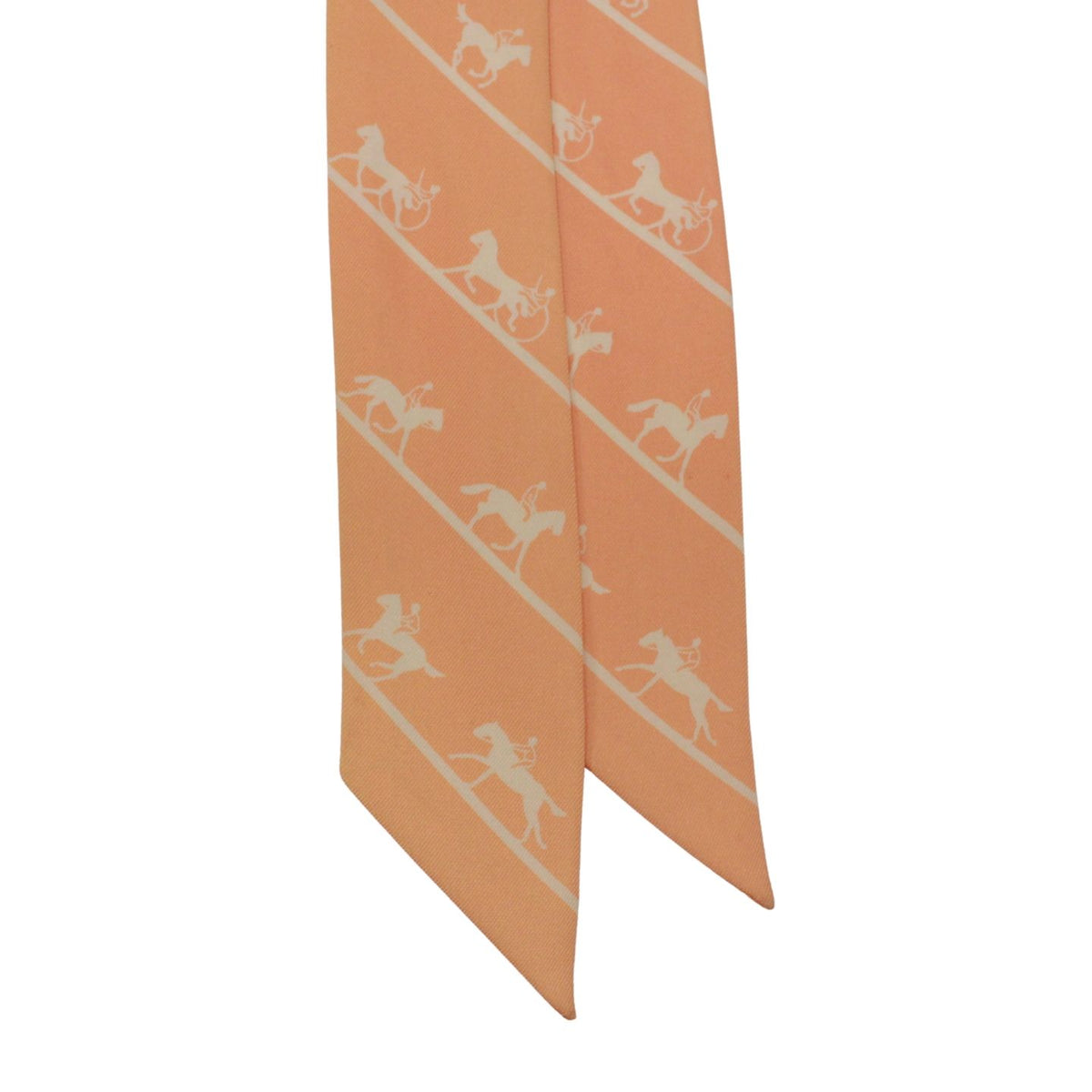 Hermes Twilly le Allure Silk Orange Scarf — view 3