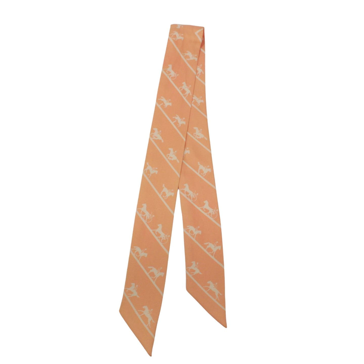 Hermes Twilly le Allure Silk Orange Scarf — view 2