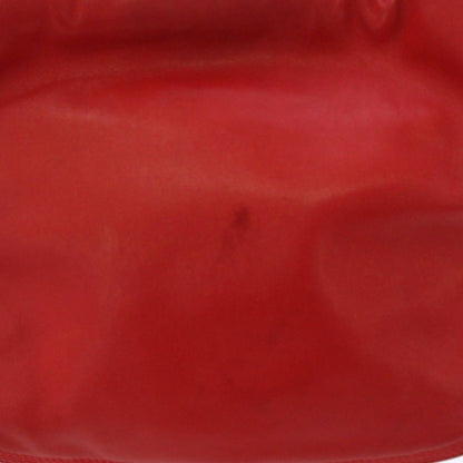 Loewe Vintage Anagram Shoulder Bag Leather Red — view 8