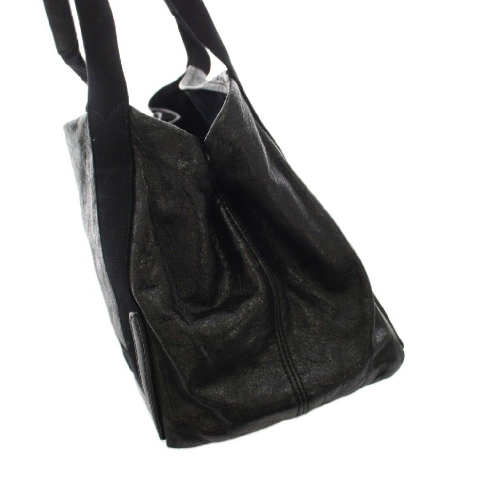 Balenciaga Exclusive Line Cabas S Tote Bag Leather Black — view 3