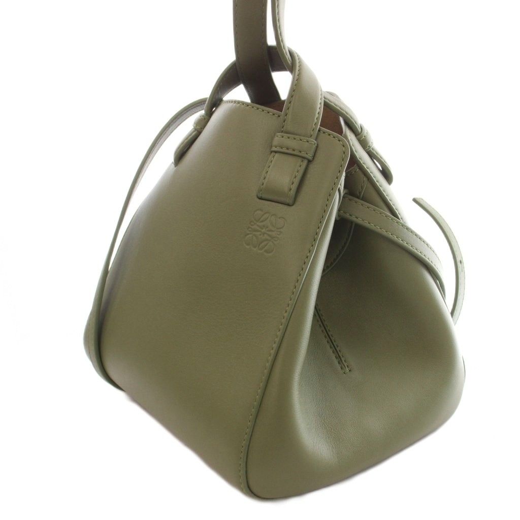 Loewe Hammock Nugget 2-Way Handbag Shoulder Napa Calfskin Anagram Logo Solid — view 2