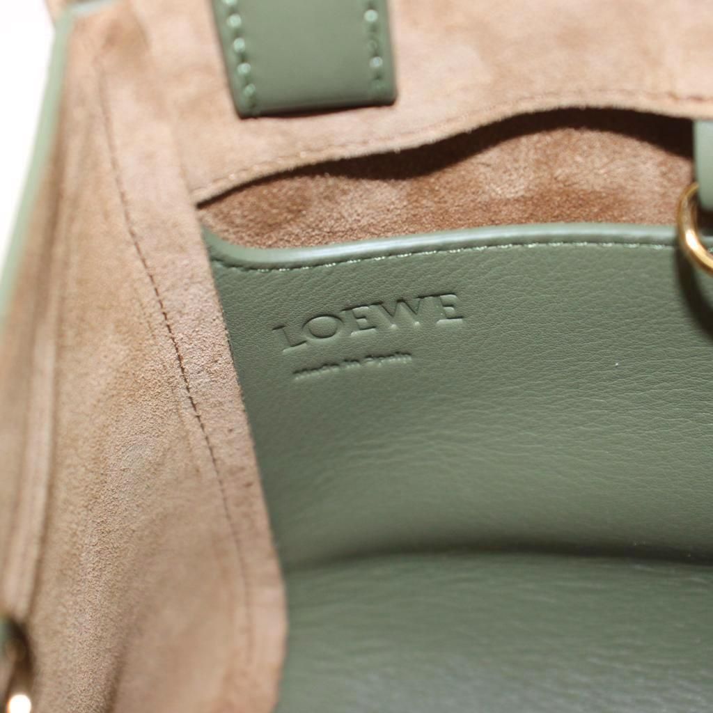 Loewe Hammock Nugget 2-Way Handbag Shoulder Napa Calfskin Anagram Logo Solid — view 4