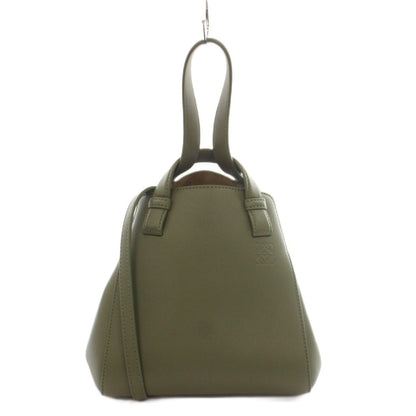Loewe Hammock Nugget 2-Way Handbag Shoulder Napa Calfskin Anagram Logo Solid