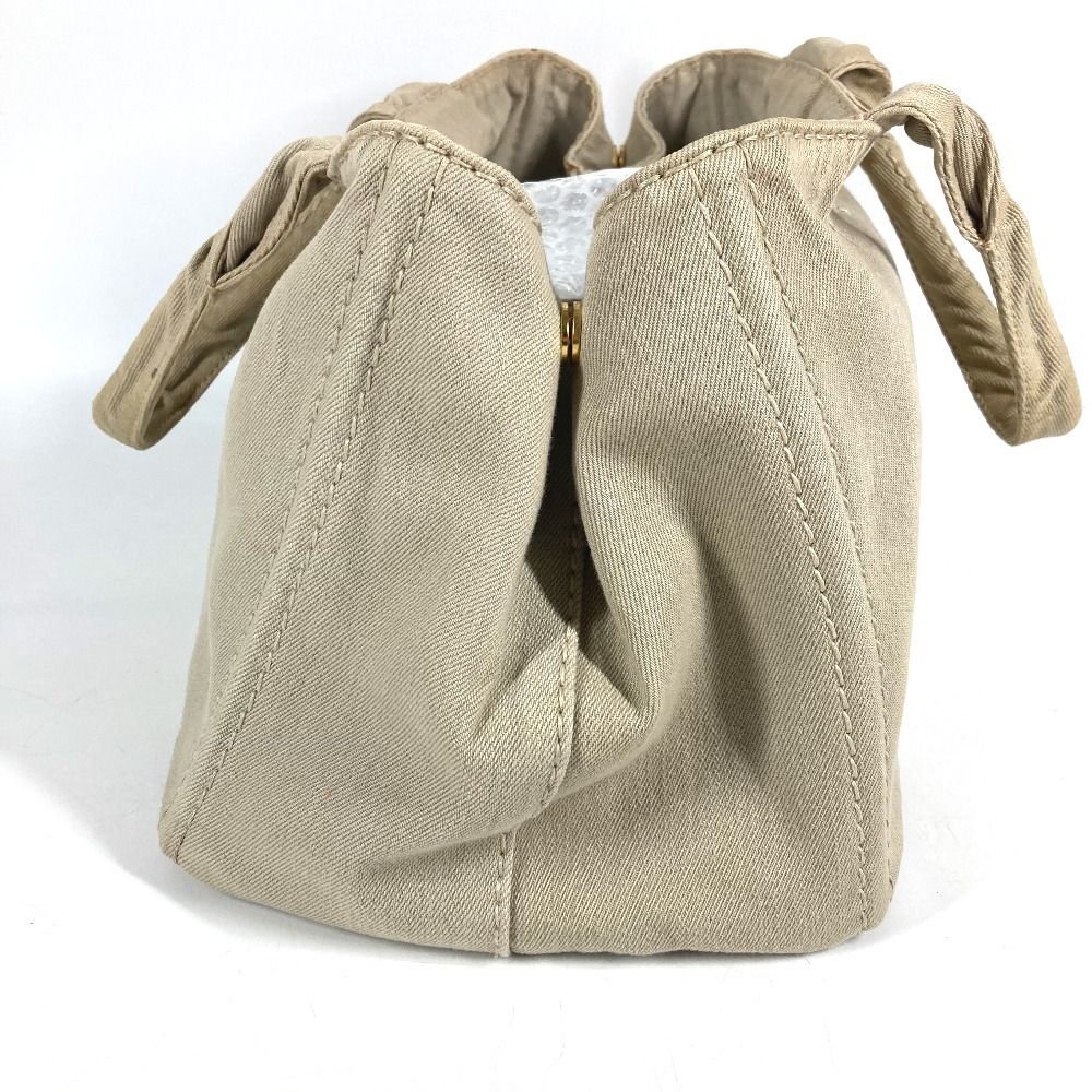Prada Handbag Canapa Logo Canvas Beige — view 3