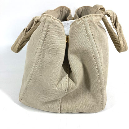 Prada Handbag Canapa Logo Canvas Beige — view 3