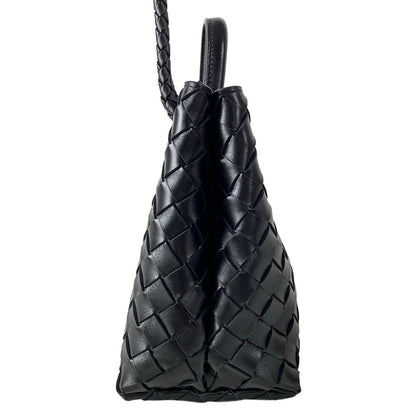 Bottega Veneta Shoulder Bag Small Andiamo Black 2-Way Leather — view 2