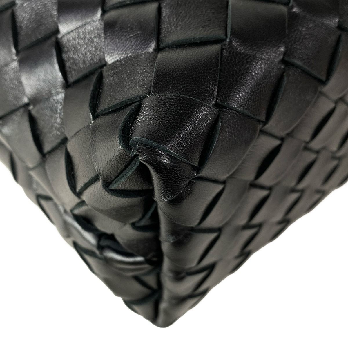 Bottega Veneta Shoulder Bag Small Andiamo Black 2-Way Leather — view 7