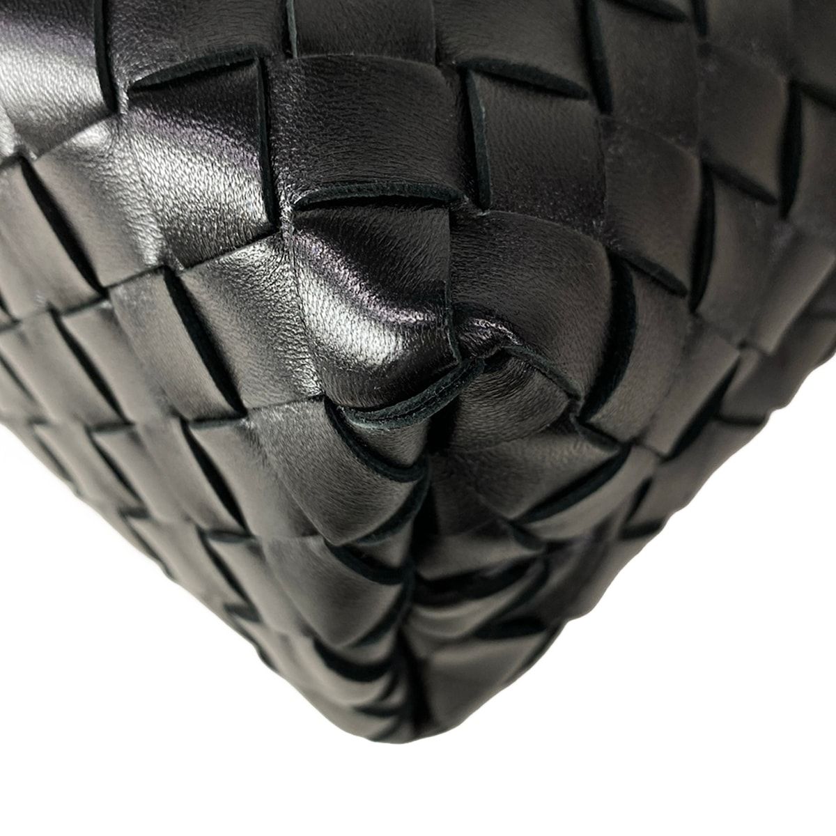 Bottega Veneta Shoulder Bag Small Andiamo Black 2-Way Leather — view 6