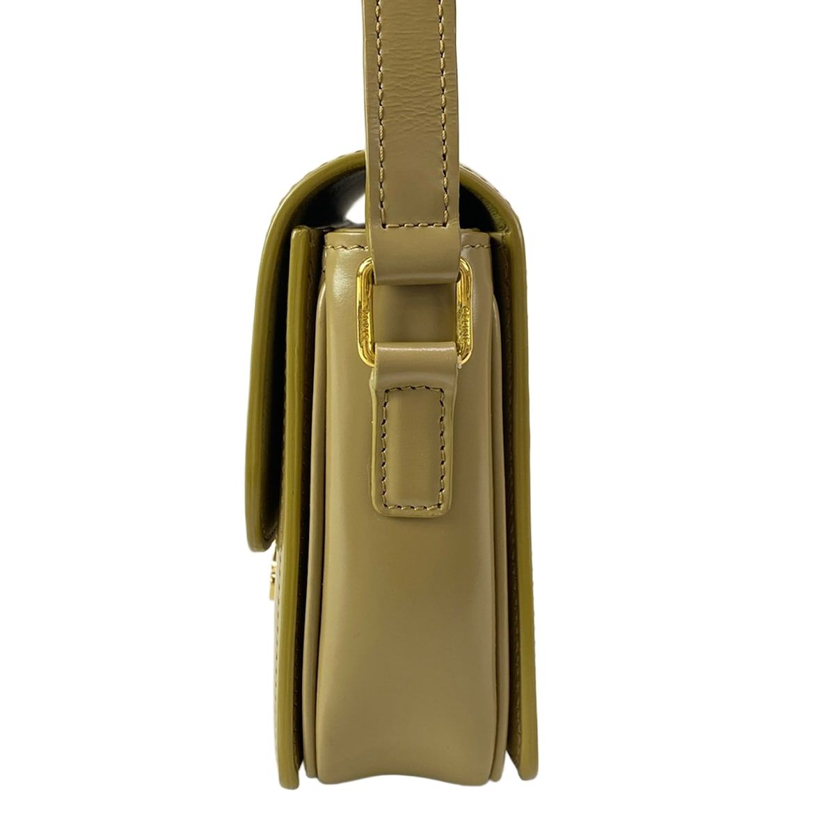 Celine Shoulder Bag Teen Triomphe Small Khaki Beige — view 4