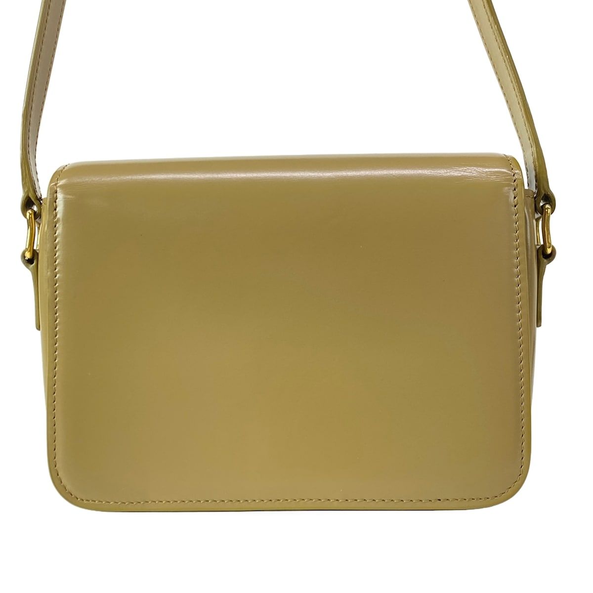 Celine Shoulder Bag Teen Triomphe Small Khaki Beige — view 3