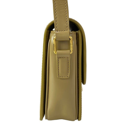 Celine Shoulder Bag Teen Triomphe Small Khaki Beige — view 2