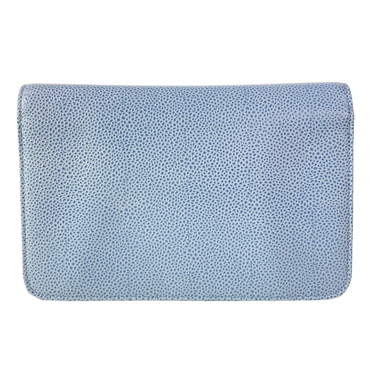 Chanel Wallet Light Blue Chain CC Logo Shoulder Bag — view 2