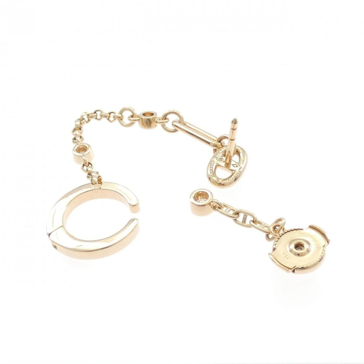 Hermes Diamond Single Earrings — view 3