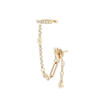 Hermes Diamond Single Earrings — view 2