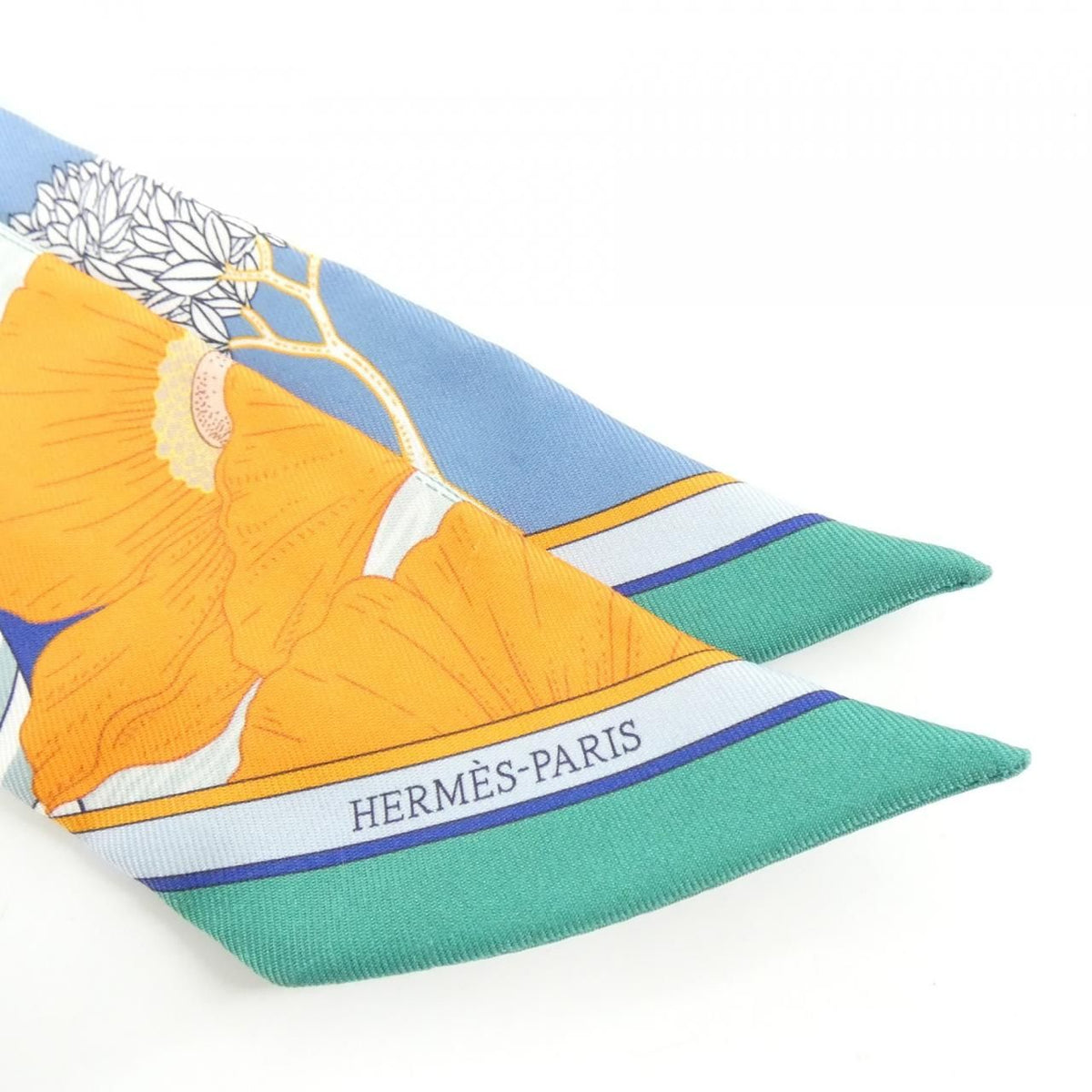 Hermes Precious Paradise Twilly Scarf — view 2