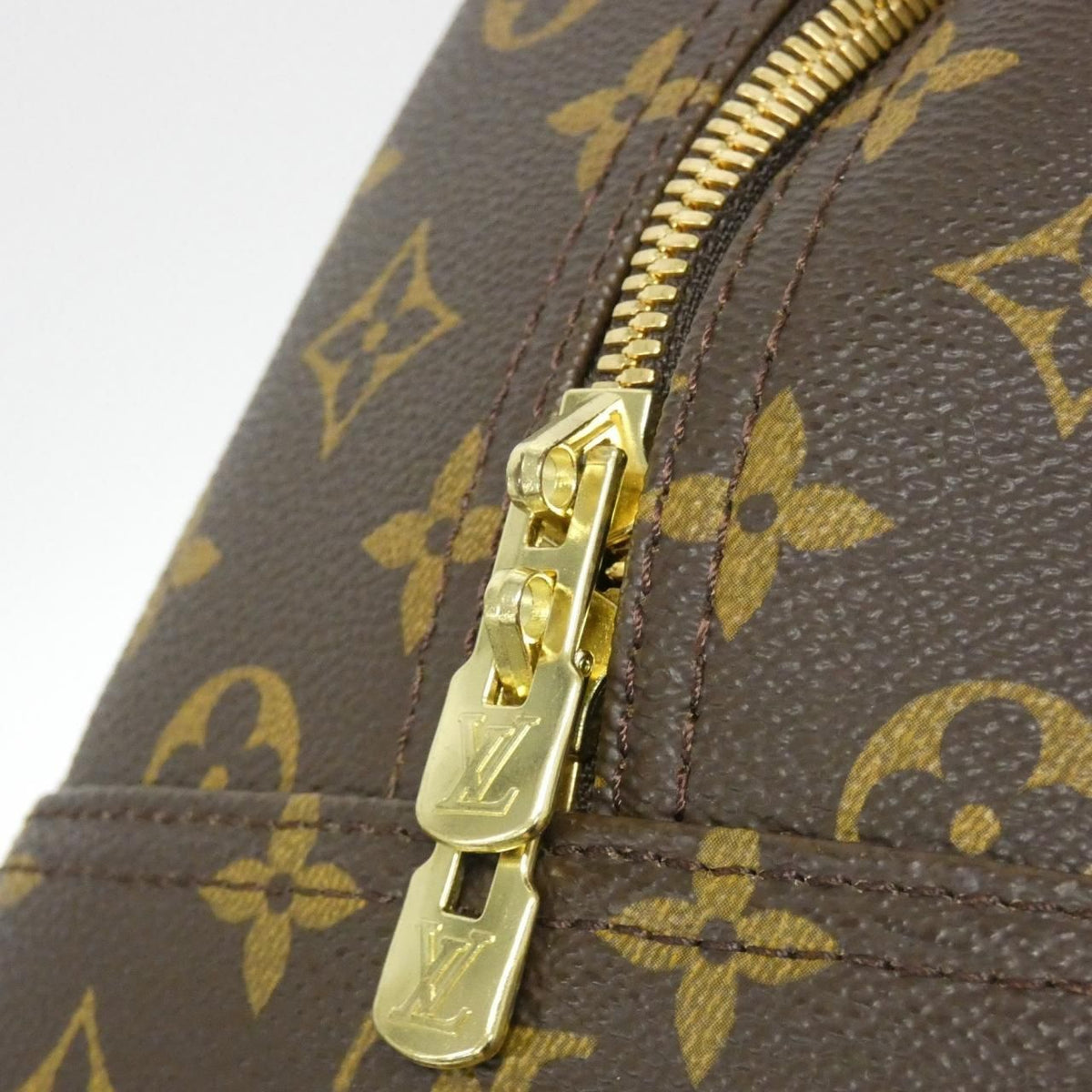 Louis Vuitton Monogram Bowling Vanity Bag — view 8
