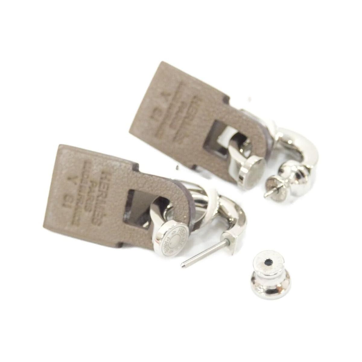 Hermes O'Kelly Earrings Gray — view 3