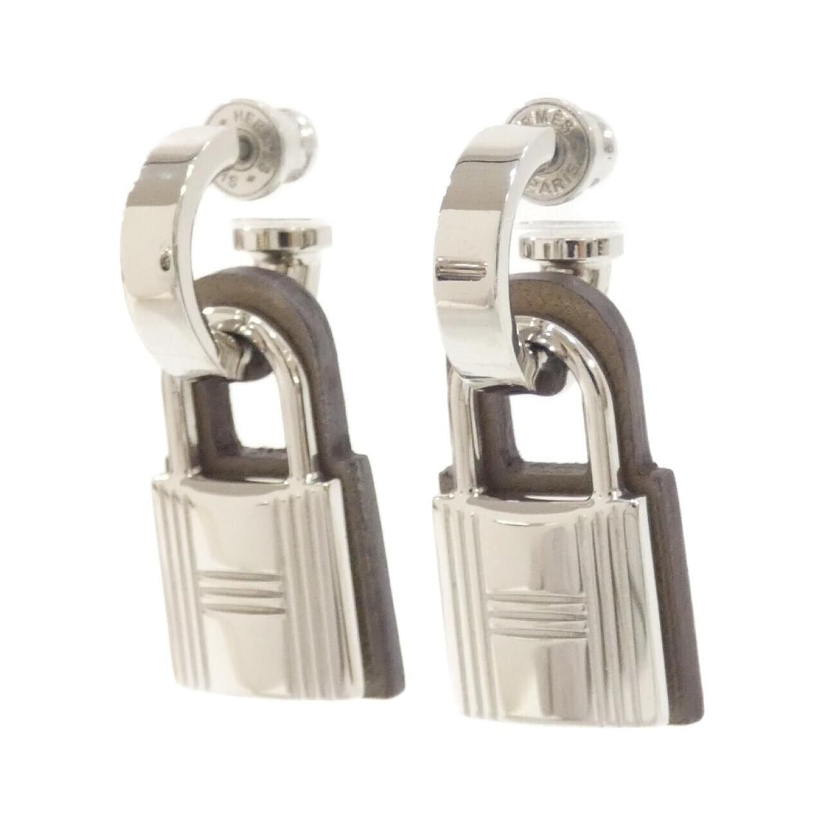 Hermes O'Kelly Earrings Gray — view 2