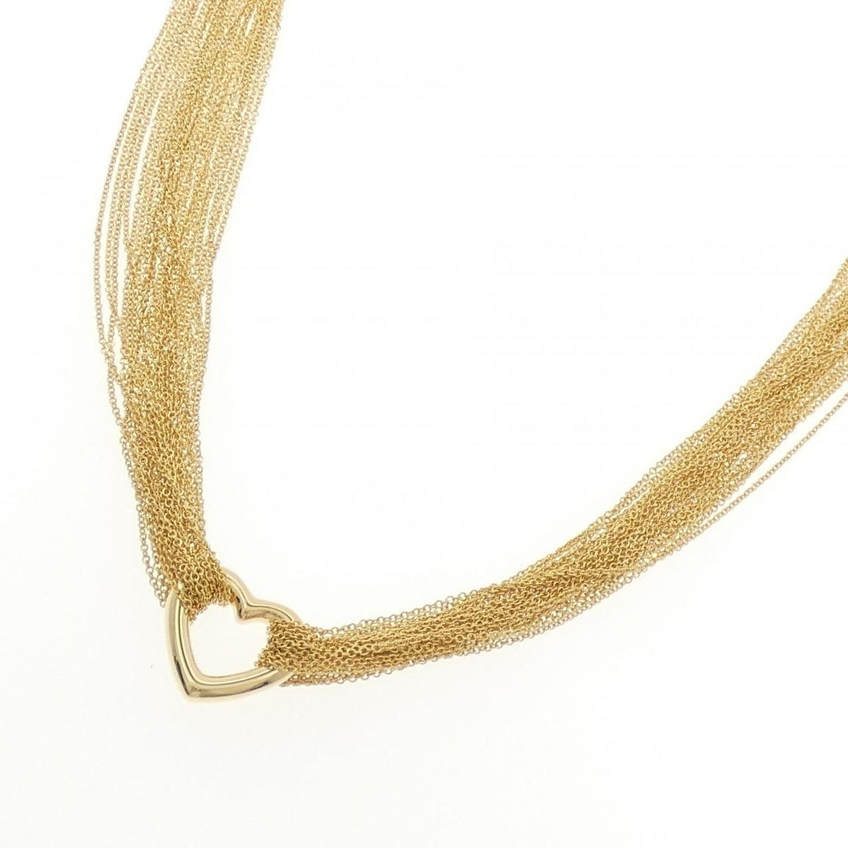 Tiffany & Co 10 Row Heart Toggle Necklace — view 2