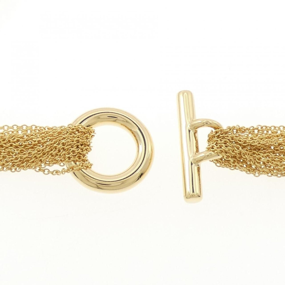 Tiffany & Co 10 Row Heart Toggle Necklace — view 4