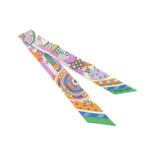 Hermes les Murmures de la Foret Twilly Scarf