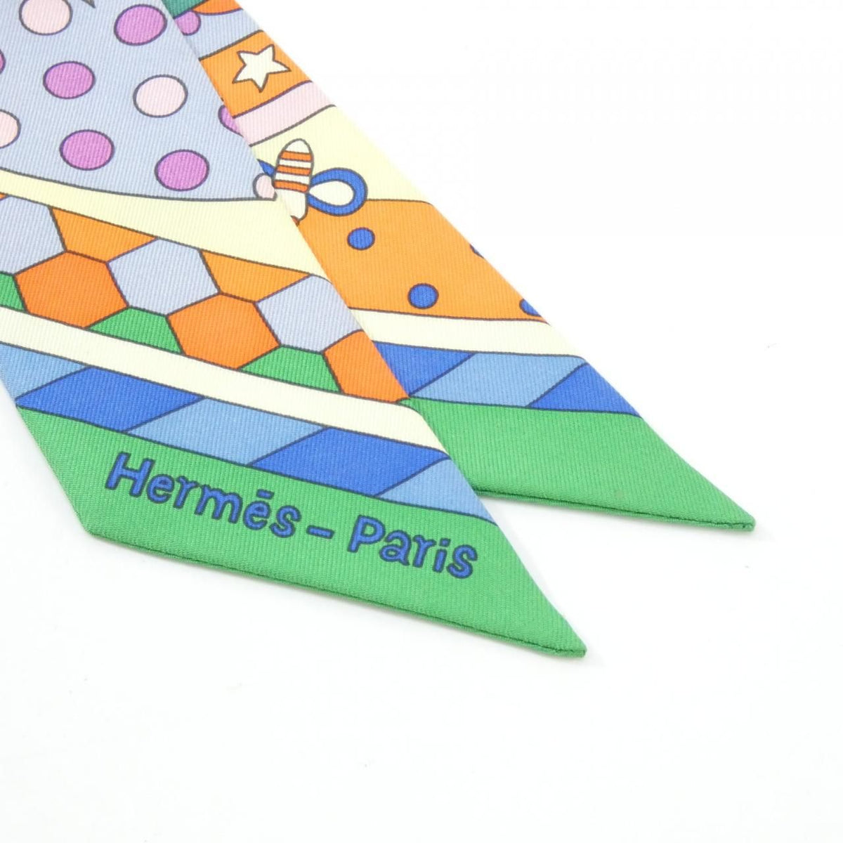 Hermes les Murmures de la Foret Twilly Scarf — view 2
