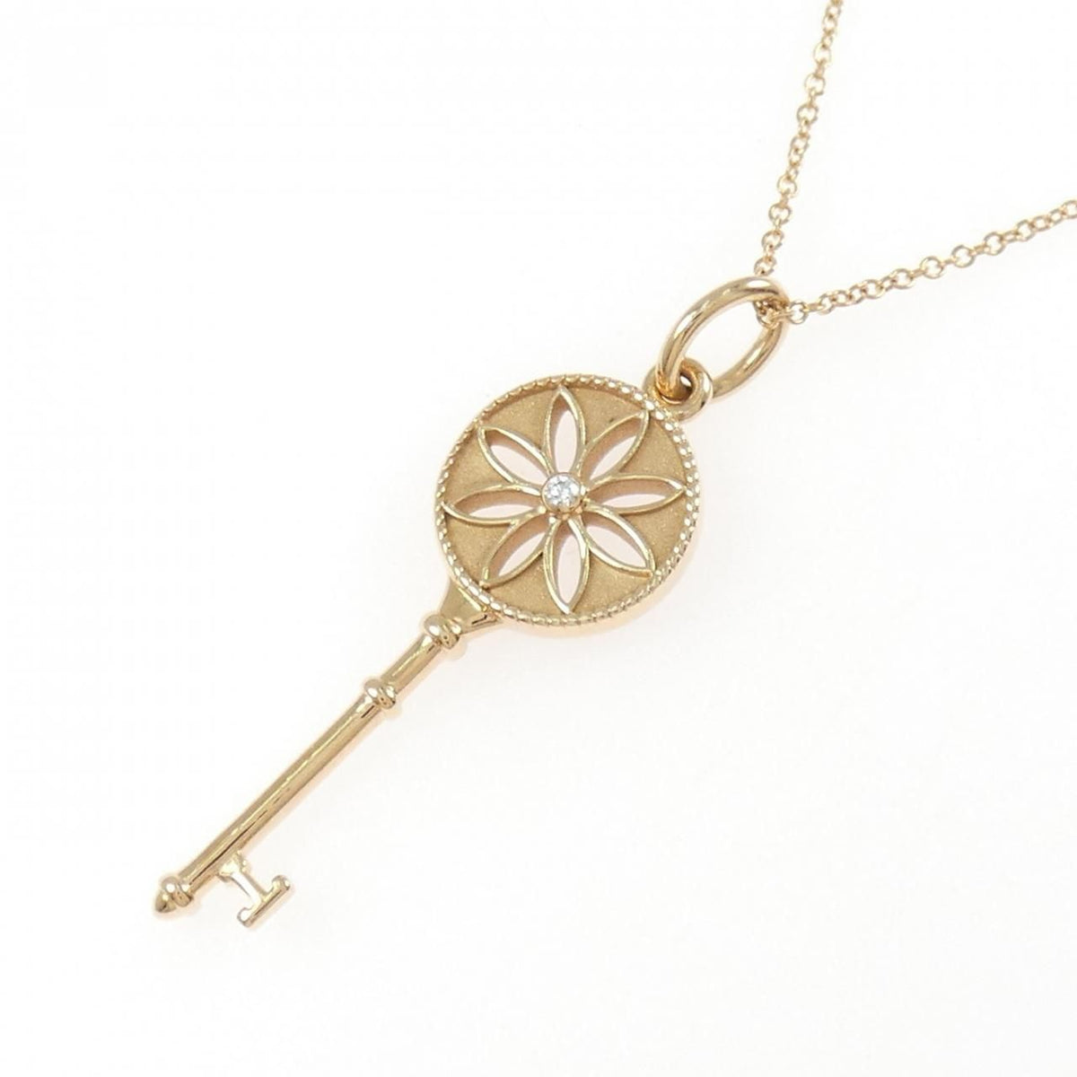 Tiffany & Co Daisy Key Necklace — view 3