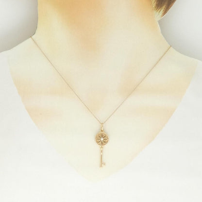 Tiffany & Co Daisy Key Necklace — view 6