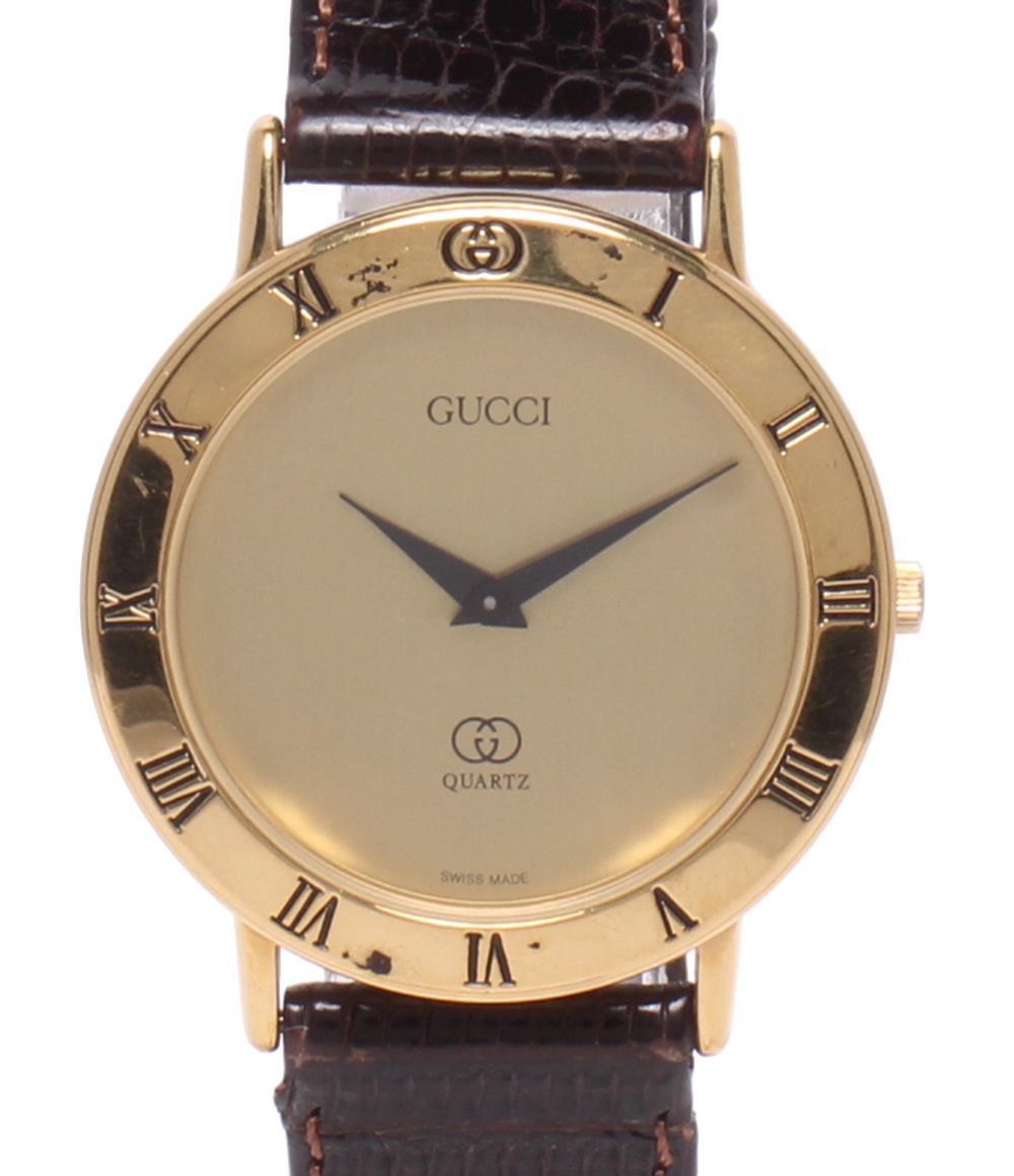 Gucci Watch Quartz Gold