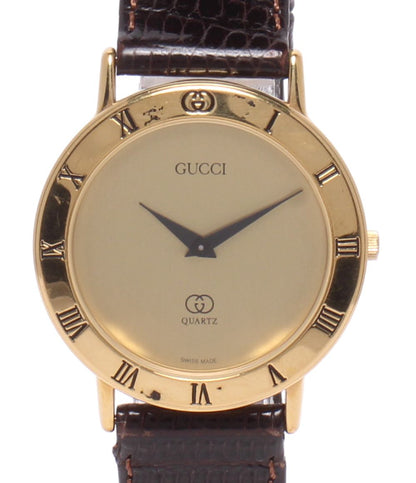 Gucci Watch Quartz Gold