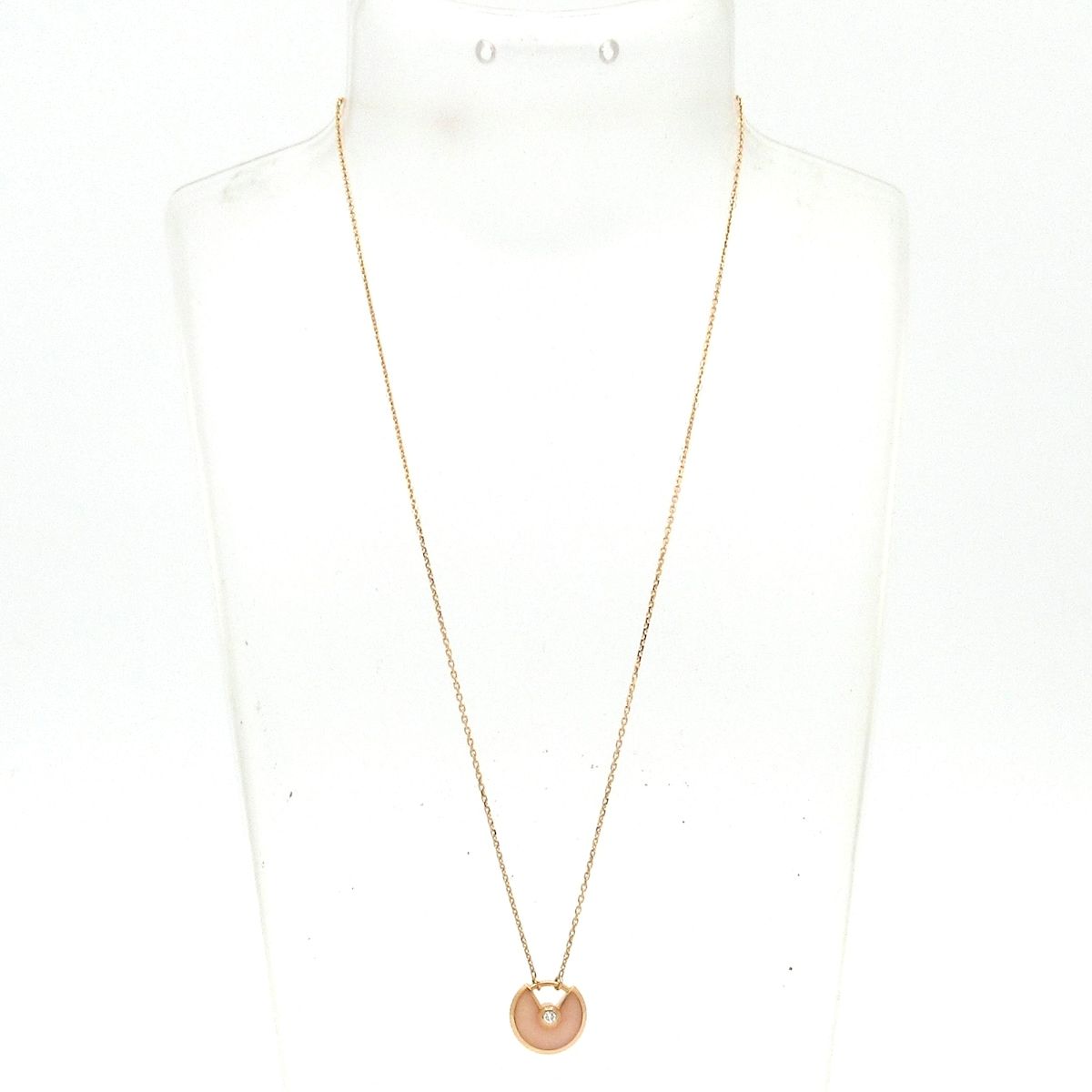 Cartier Necklace Amulette de Cartier 18K Pink Gold Diamond — view 2