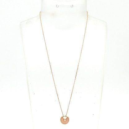 Cartier Necklace Amulette de Cartier 18K Pink Gold Diamond — view 2