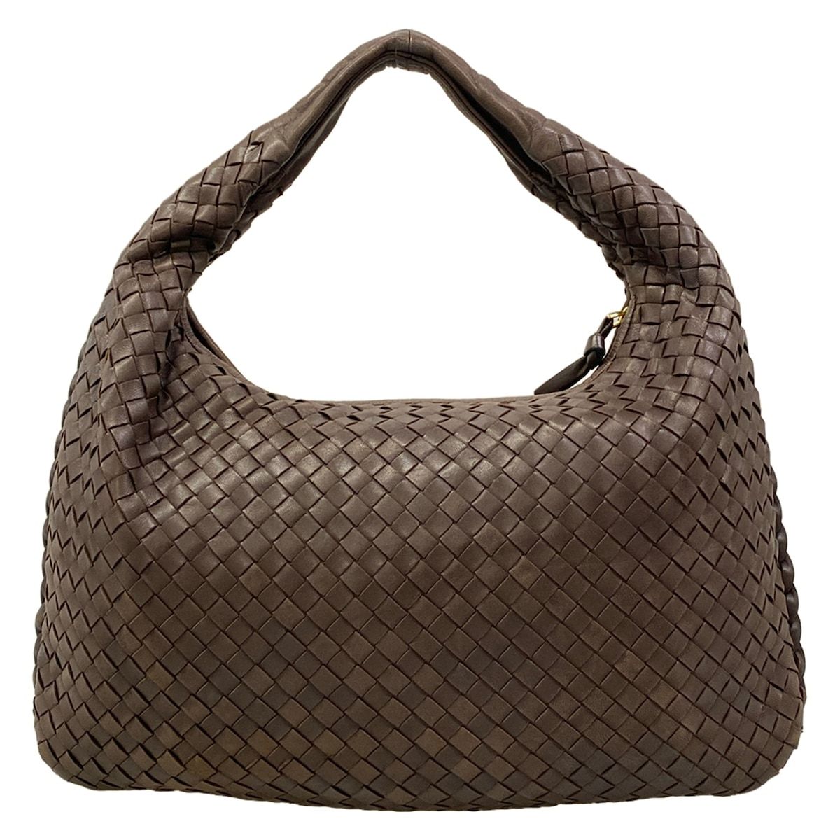Bottega Veneta Handbag Intrecciato Dark Brown Leather — view 3