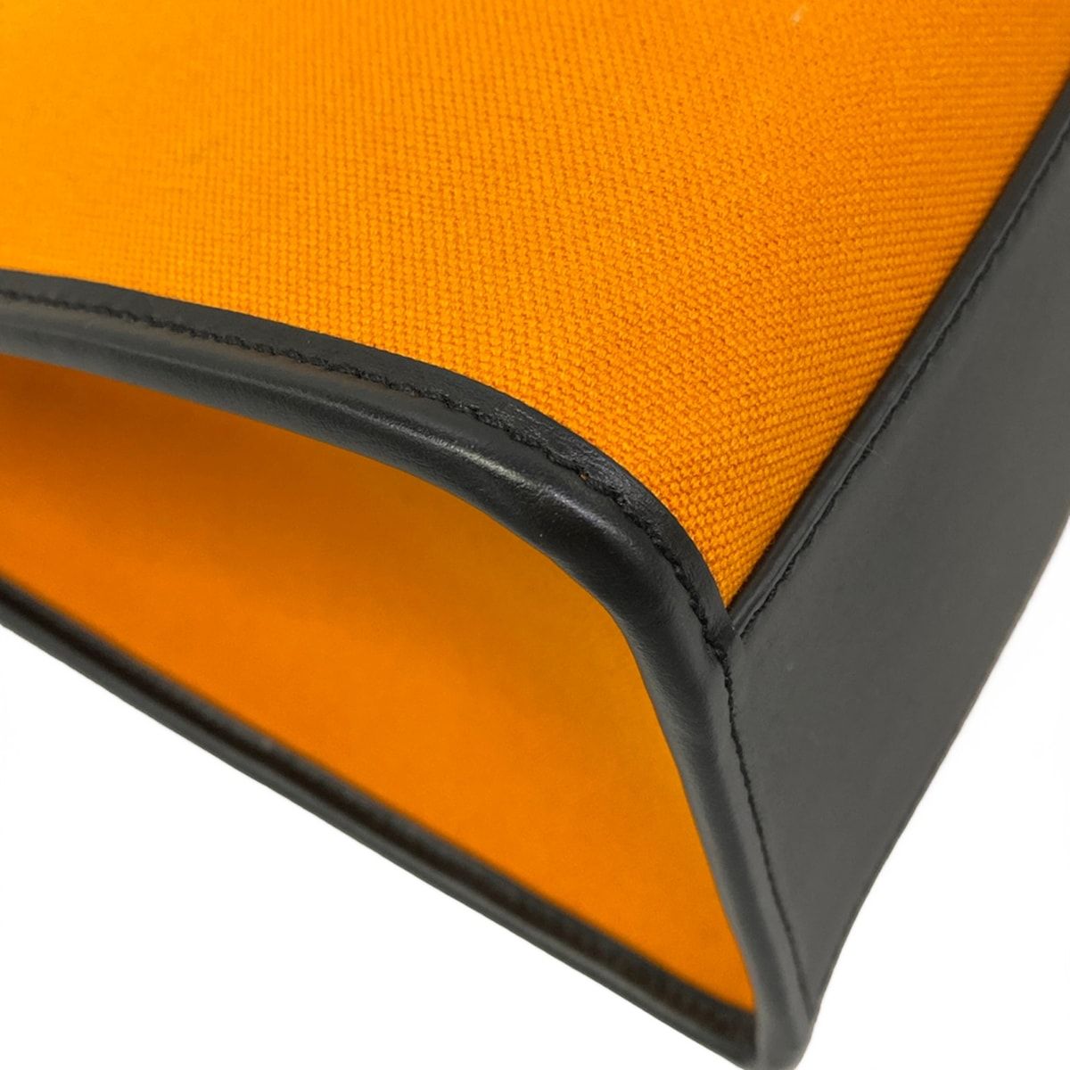Dolce & Gabbana Tote Bag Orange Black Leather — view 6