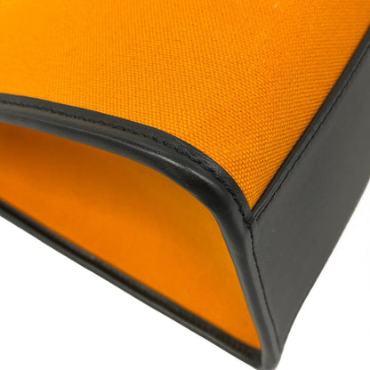 Dolce & Gabbana Tote Bag Orange Black Leather — view 6