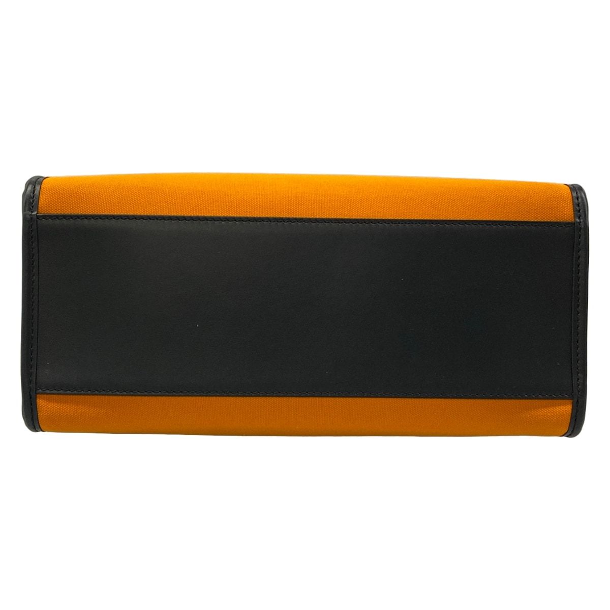 Dolce & Gabbana Tote Bag Orange Black Leather — view 5