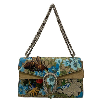 Gucci Shoulder Bag Dionysus Beige Dark Brown Multi