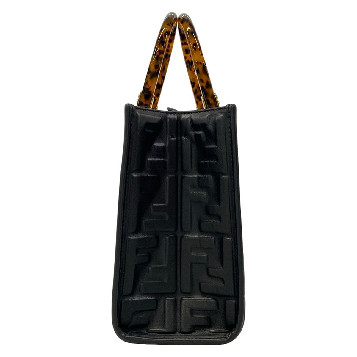 Fendi Tote Bag Sunshine Small Black Leather — view 2