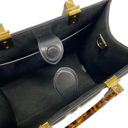 Fendi Tote Bag Sunshine Small Black Leather — view 7