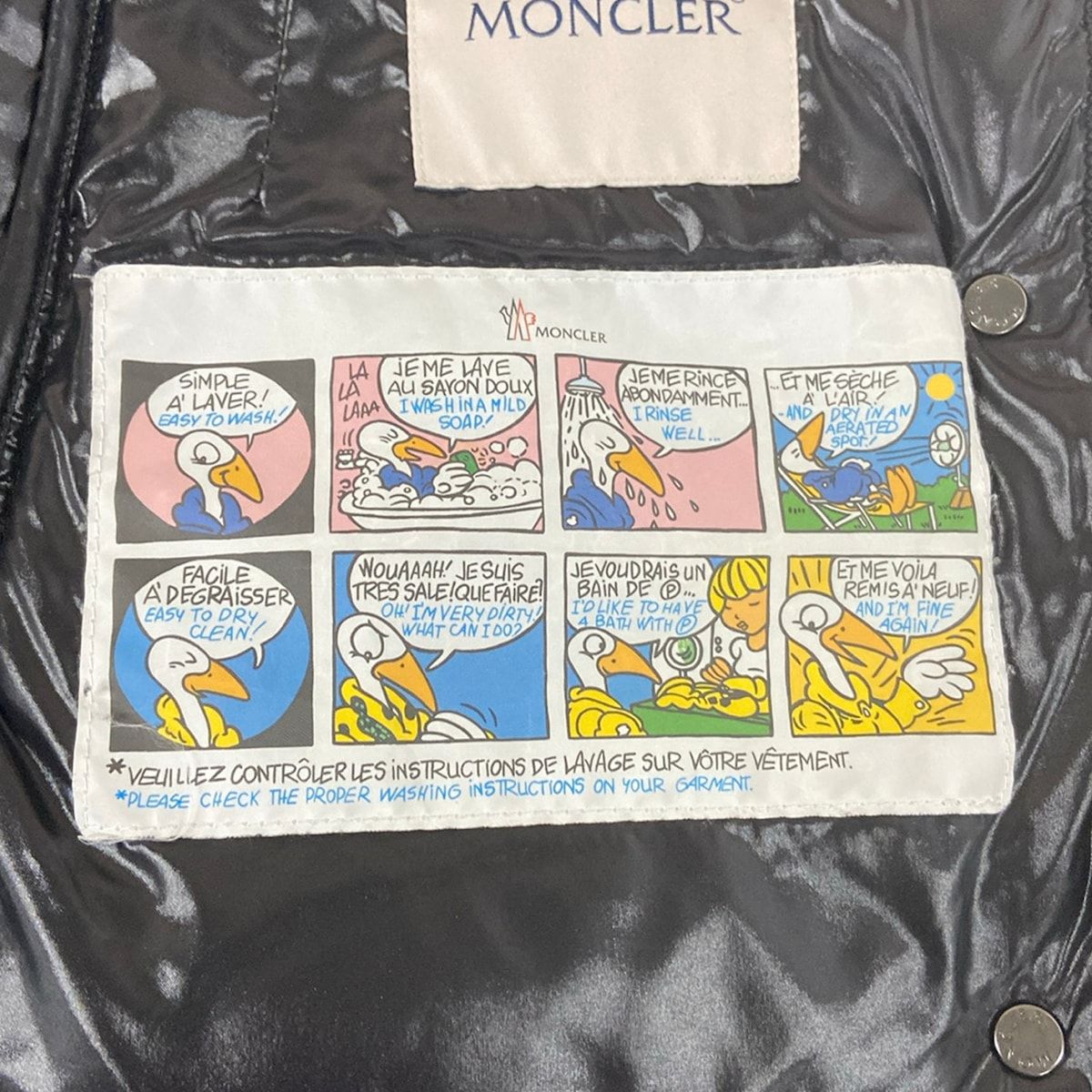 Moncler Down Jacket M Armoise Black Long Sleeve Zip Up Winter 2 — view 7