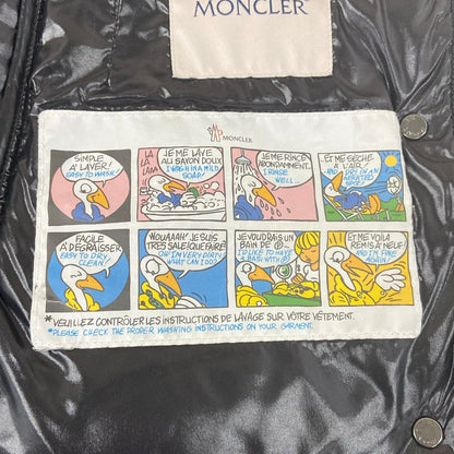 Moncler Down Jacket M Armoise Black Long Sleeve Zip Up Winter 2 — view 7